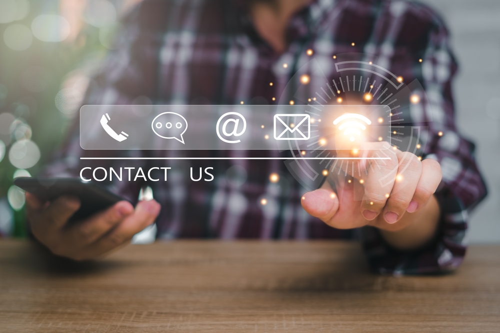contact,us,or,customer,support,hotline,people,connect.,a,man