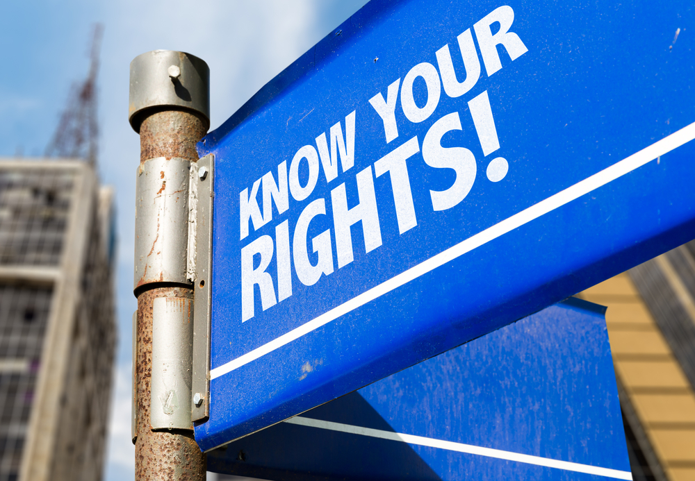 know,your,rights,written,on,road,sign